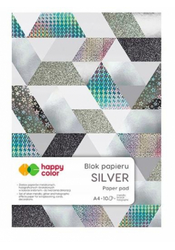 Blok A5/10K Silver HAPPY COLOR
