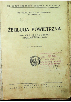 Żegluga powietrzna 1922 r.
