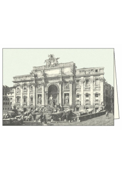 Karnet z kopertą ITW 002 Roma Fontana di Trevi