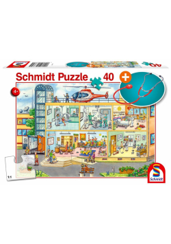 Puzzle 40 Szpital dziecięcy + stetoskop G3