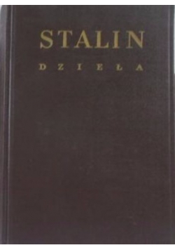 Stalin Dzieła Tom 3