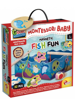 Montessori Wood Baby Fish Fun