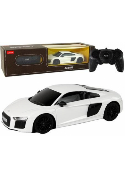 Auto R/C Audi R8 Rastar 1:24 białe