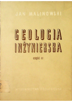 Geologia Inżynierska Część II