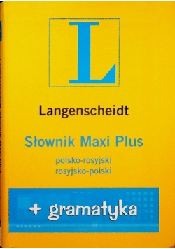 Słownik Maxi Plus polsko - rosyjski rosyjsko-polski  gramatyka