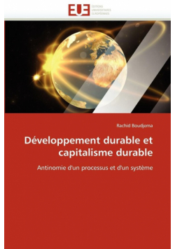 Développement durable et capitalisme durable