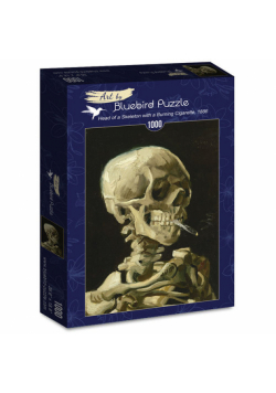 Puzzle 1000 Głowa szkieletu z płonącym papierosem, Vincent van Gogh, 1886