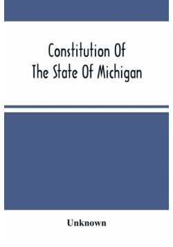 Constitution Of The State Of Michigan