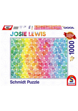 Puzzle 1000 Josie Lewis, Kolorowe trójkąty