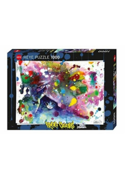 Puzzle 1000 Wolne kolory, Kotek