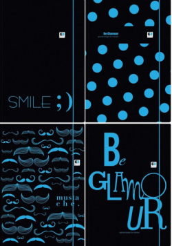 Teczka z gumką A4+ Black&Blue (10szt)