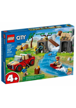 LEGO(R) CITY Terenówka ratowników dzikich zwierząt