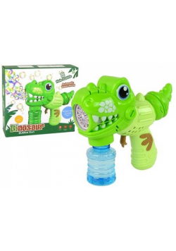 Maszynka do baniek mydlanych dinozaur zielony