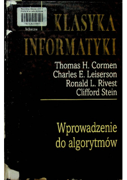 Wprowadzenie do algorytmów