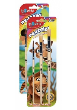 Pędzelki 3szt