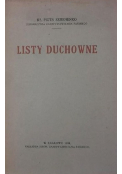 Listy Duchowne 1924 r