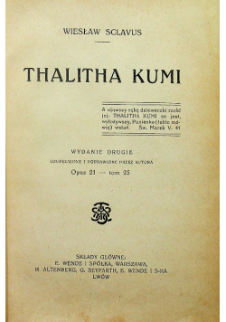 Thalitha kumi 1913 r.