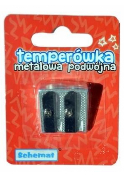 Temperówka podwójna metalowa (24szt)
