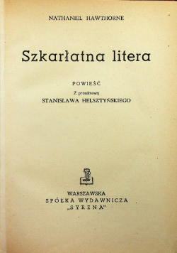 Szkarłatna litera 1947 r.