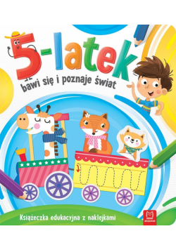 5-latek bawi się i poznaje świat