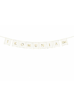 Baner I Komunia Św. 15x133cm