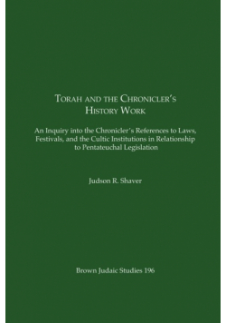 Torah and the Chronicler's History Work