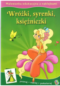 Malowanki edukacyjne - Wróżki, syrenki