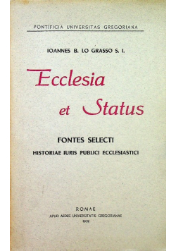 Ecclesia et Status