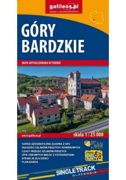 Mapa turystyczna - Góry Bardzkie 1:25 000