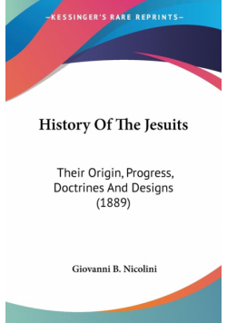 History Of The Jesuits