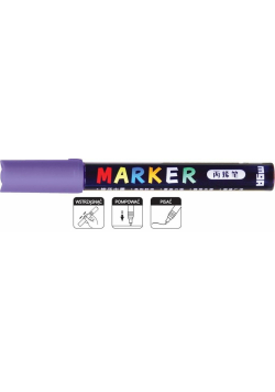 Marker akrylowy 1-2mm jasnofioletowy (6szt) M&G