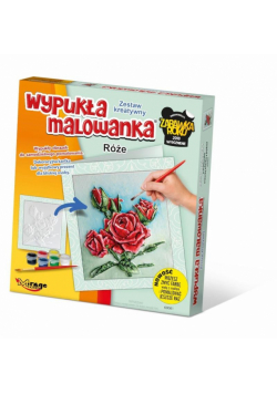Wypukła Malowanka Kwiaty - Róże
