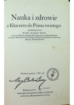 Nauka i zdrowie z Kluczem do Pisma świętego