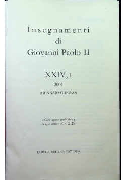 Insegnamenti di Giovanni Paolo II tom XXIV część 2