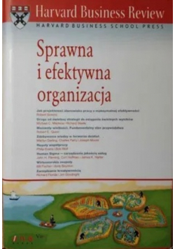 Sprawna i efektywna organizacja