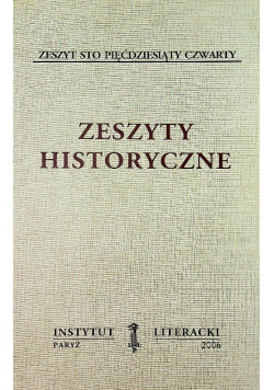 Zeszyty historyczne zeszyt 154