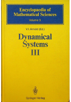 Dynamical Systems III