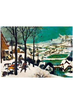 Puzzle 1000 Myśliwi na śniegu, Brurghel