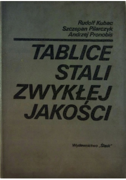 Tablice stali zwykłej jakości