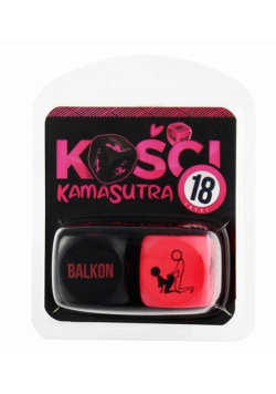 Kości Kamasutra 18-latki (różowo-czarne)