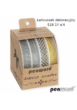 Łańcuszek dekoracyjny 4szt (12kpl)