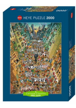 Puzzle 2000 Szalony protest