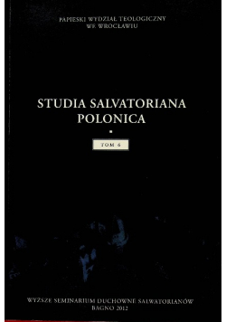 Studia Salvatoriana Polonica Tom 16