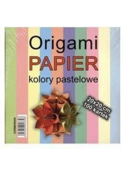 Origami papier 20x20cm pastele