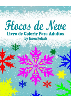 Flocos de Neve Livro de Colorir Para Adultos