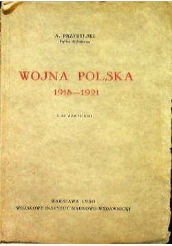 Wojna polska 1918 1921 1930 r.