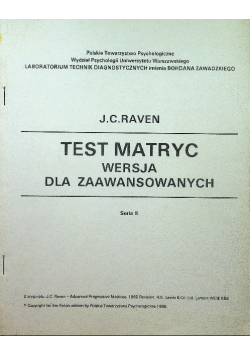 Test matryc wersja dla zaawansowanych