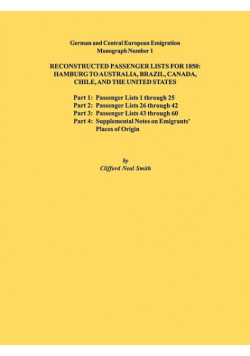 Reconstructed Passenger Lists for 1850