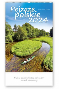 Kalendarz 2024 Reklamowy Pejzaże polskie