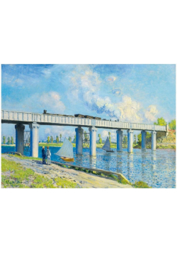 Puzzle 1000 Widok na most kolejowy w Argenteuil